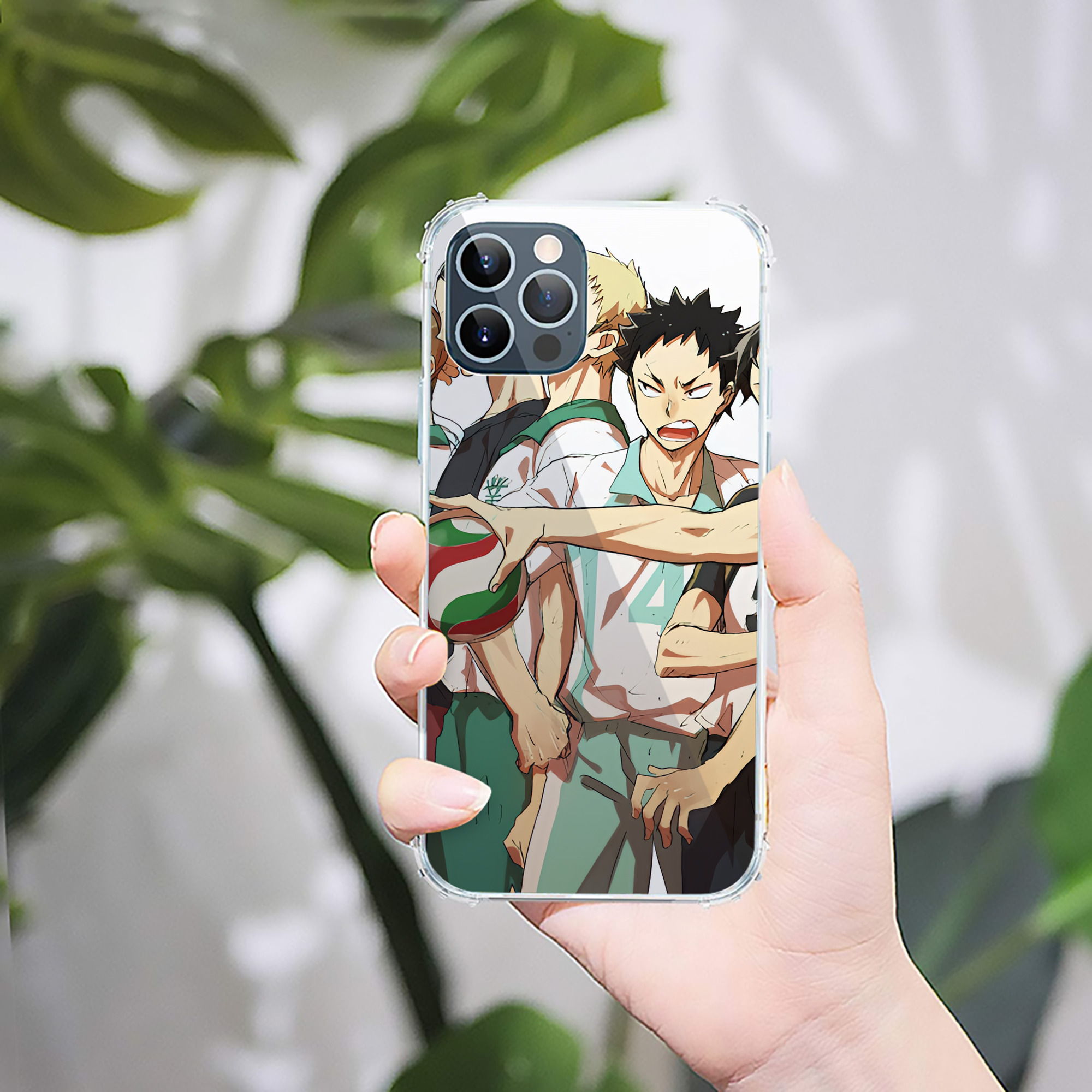 （画像用） ハイキュー!! Haikyu!! 【iPhone 12シリーズ対応】透明スマホケース（クリアソフトケース）